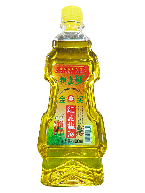 树上鲜红花椒油400ml（工字胶瓶）