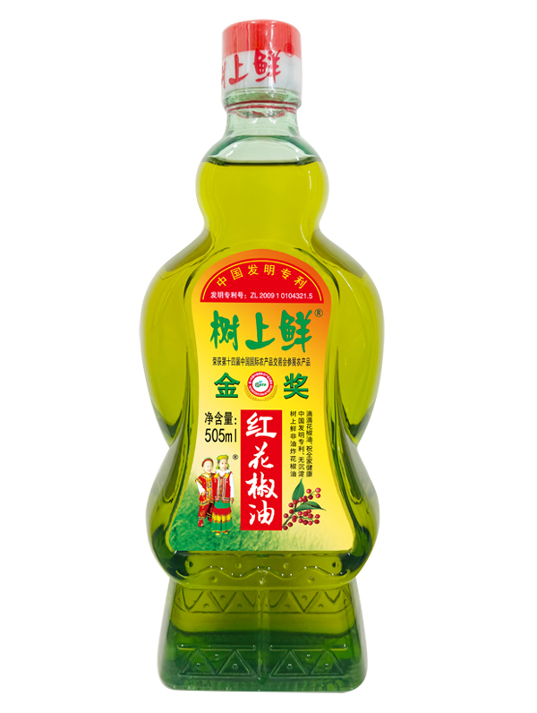 树上鲜红花椒油505ml