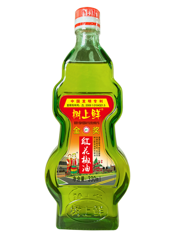 树上鲜红花椒油330ml（工瓶）