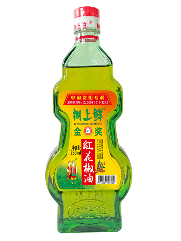 树上鲜红花椒油250ml（工瓶）