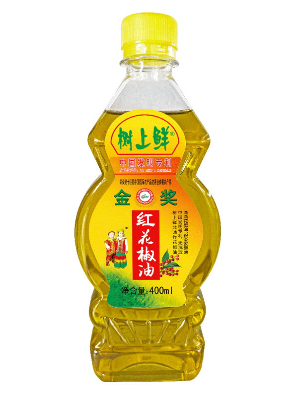 树上鲜红花椒油400ml（胶瓶）