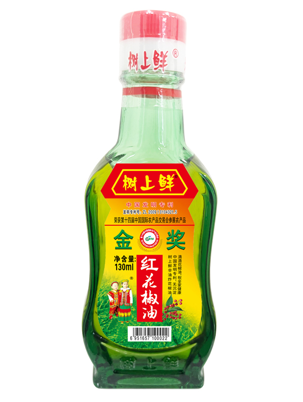 树上鲜红花椒油130ml
